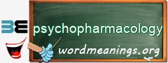 WordMeaning blackboard for psychopharmacology